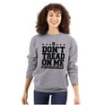 thumbnail image 3 of US Army Gadsden Flag Slogan Saying Sweatshirt for Men or Women Brisco Brands S, 3 of 6