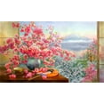 thumbnail image 2 of Dandorf, Olga 24x16 White Modern Wood Framed Museum Art Print Titled - Sakura bouquet, 2 of 4