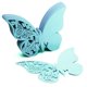 thumbnail image 4 of Decoración para fiesta de boda Yuarrent 50 piezas mariposa hueca Tarjeta de papel azul, 4 of 5