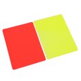thumbnail image 5 of serony 2 Pieces/Set Football Referee Rectangle Card Soccer Match Sport Red Yellow Cards Professional Ejector Judgement Game, 5 of 5