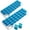 Blue Pack of 2, variant on MEDca 31-Day Pill Organizer with Planner, White Tray & Purple Removable Pods