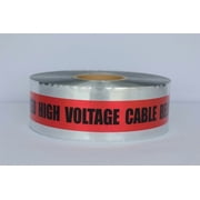 Detectable Underground Tape - Caution Buried High Voltage Cable Below - 3 X 1000 Ft Roll (8 Roll/Case)