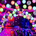 thumbnail image 4 of 50 piezas de Globos que brillan en la oscuridad YONGSHENG Globos de neón Globos fluorescentes de látex, 4 of 5