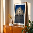 thumbnail image 2 of Duomo di Milano 04 - Milan Lombardy Italy Photography Oak Framed Wall Art Print 24 x 36 inches, 2 of 59