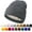 Dark-gray, variant on Unisex Satin & Silk Lined Slouchy Warm Winter Hat - Knit Satin Lined Beanie for Women & Men