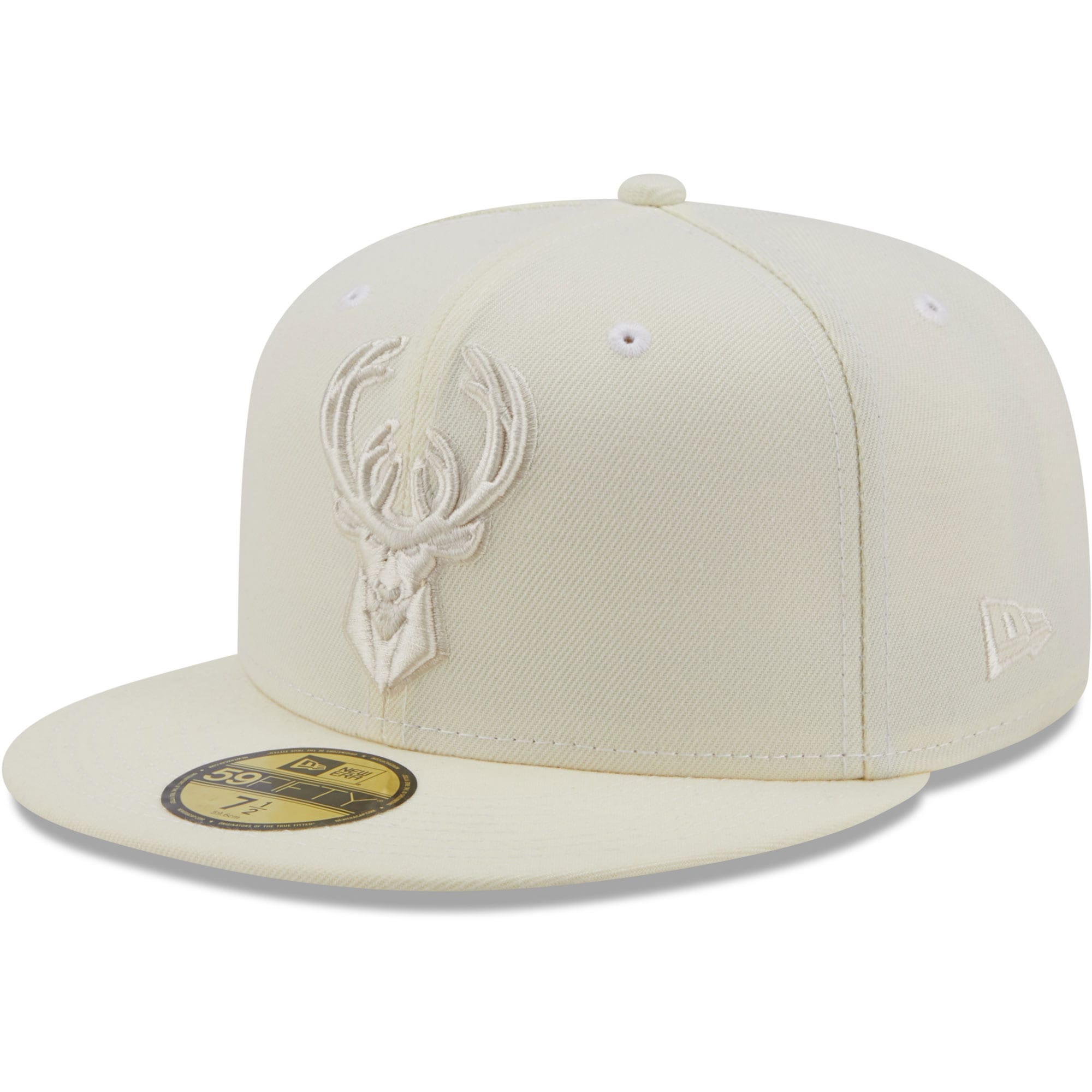 white milwaukee bucks hat