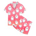 thumbnail image 6 of 4-5 Years Tween Girls Pajama Set Home Short Sleeve Shorts Pajama Set Halloween Pajamas Girls Pajamas, 6 of 6