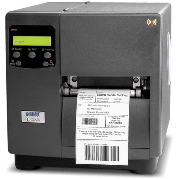 Restored Datamax I-Class I-4210 RFID Ready Label Printer 203 dpi, Thermal Transfer / Direct Thermal, 10 ips, USB & Parallel Connectivity (Refurbished)