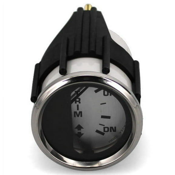 Faria Boat Trim Gauge GPC636A | 2 Inch Spun Silver Series