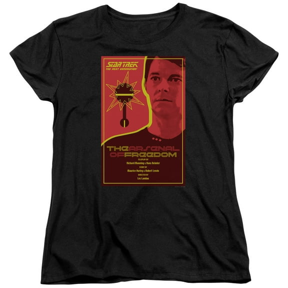 Star Trek Tng Season 1 Episode 21 Women's T-Shirt Black