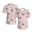 thumbnail image 5 of Wukai Cute Cartoon Panda Classic V-Neck T-Shirt for Women: Comfortable, Stylish, and Versatile Wardrobe Essential-Large, 5 of 7