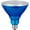 Blue, variant on Xtricity PAR38 LED Colored light bulb, 7W(40 Eqv), E26, 3000K, UL Listed