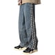 thumbnail image 1 of Empalme Pantalones De Ajuste Relajado,Pantalones De Mezclilla Para Hombres Pantalones Anchos Para Hombres Pantalones De Pierna Ancha Pantalones De Mezclilla De Ajuste Relajado Para Hombres Diseño Fácil De Usar, 1 of 8