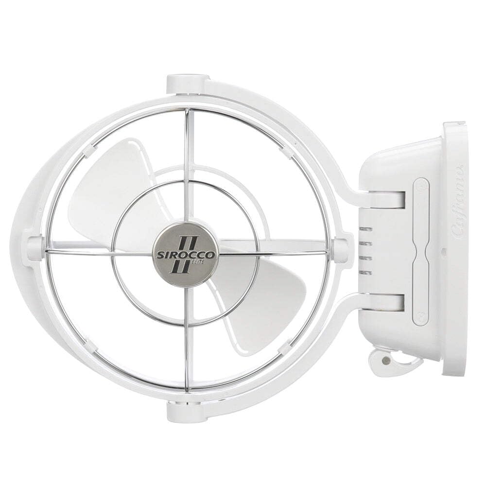 SEEKR Sirocco II Ventilator – 12/24V, 360° Luchtstroom, 3 Snelheden, 4 Timers – Plat Opvouwbaar – Zwart