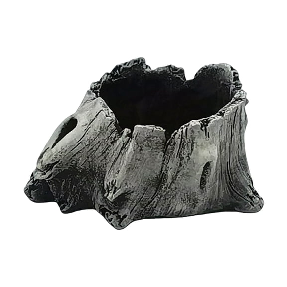 RUISINERY Cement Planter Pots Creative Clay Ceramic Flowerpot Imitation Old Tree Root for Succulents Small Plant
