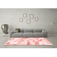 thumbnail image 3 of Ahgly Company Indoor Round Abstract Red Modern Area Rugs, 6' Round, 3 of 4