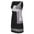 thumbnail image 4 of Viikei Sleeveless Dress Summer Dresses for Women Plus Size Dresses Casual Shift Geometric Print Dress O-Neck Sleeveless Mini Dresses, 4 of 6