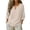 Beige, variant on Under $20 Comfortable Linen Cotton Blouse, 3/4 Sleeve V Neck Daily Wear Top, Loose Dressy Business Casual Womens Clothes Tops Red T-shirt, 3XL