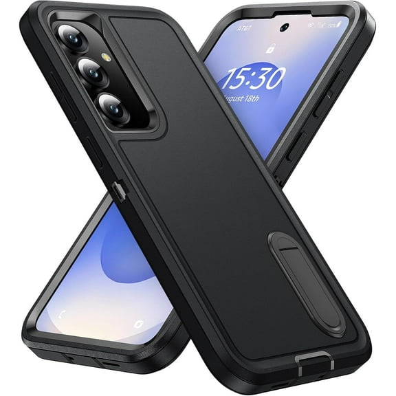 MYKOMI for Samsung Galaxy S25 Plus Case for Samsung S25 Plus Phone Case with Built in Kickstand, Shockproof/DropProof Military Grade Protective Cover for Galaxy S25 Plus