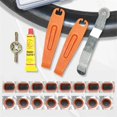 thumbnail image 3 of Bike Bicycle Cycling Tire Repair Kit Tool Set Inner Tube Patching Tyre Filler Glue Free Cold Patch Sealant Fix, 3 of 5