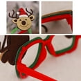 thumbnail image 6 of Bueautybox Holiday Glasses,Cute Christmas Glasses Frames,Flexibility to Fit All Sizes,Great Fun and Festive for Annual Holiday and Seasons Themes, Christmas Party,Christmas Dinner,photos booth., 6 of 7