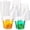 Clear-16 oz-50, variant on Clear 16 oz 50 Plastic Drink Buckets with Lids and Straws