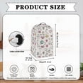 thumbnail image 6 of HELLHERO Coffee Floral Pattern Design Blender Dust Cover for Home Kitchen Indoor, Home Kitchen Waterproof AntiSlip, 6 of 6