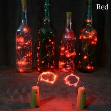 20 Pack 10 LED Wine Bottle Cork Lights, Fairy Mini String