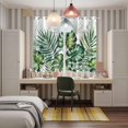 thumbnail image 6 of Curtains 63 Inch Length 2 Panels, Summer Tropical Leaves Grommets Window Treatment Curtain, Botanical Green Palm Thermal Curtains Drapes for Living Room/Bathroom, 6 of 9