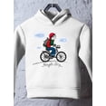 thumbnail image 3 of Cat With Bicycle Hoodie Toddler -Image by Shutterstock,  5 Toddler, 3 of 4