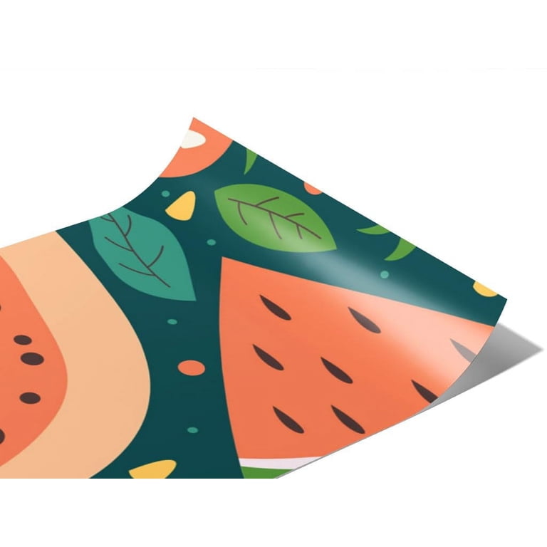 Rwraps Fruit Salad Tropical Tastes Matte Vinyl Film Wrap 59in x