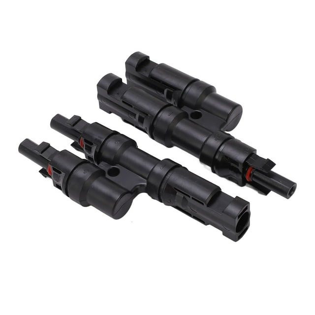 Conector fotovoltaico BuyWeek 2 piezas Conector de derivación solar macho hembra