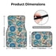thumbnail image 5 of Balery Vintage Floral Butterflies Juego de 4 Alfombrillas para Auto, Revestimientos de Caucho Resistente, Diseño Antideslizante, 5 of 7