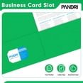 thumbnail image 3 of Carpetas de bolsillo PANDRI, paquete de 75 unidades, tamaño carta, colores surtidos, 3 of 7