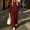 Wine, variant on Women Oversized Drawstring Hoodie Wide Leg Sweatpants 2 Piece Athletic Workout Loungewear Outfit Sets White 3XL
