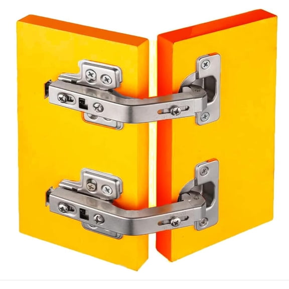 2pcs DTC 135° Corner Cabinet Hinges 135-degree Soft Close Hinges for Corner Kitchen Cabinet Replacement Hardware
