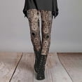 thumbnail image 2 of Gibobby Leggings Translúcido Mujer Leggings elásticos para mujer, mallas ajustadas estampadas a la moda informal para otoño e invierno, pantalones entrenamiento para mujer（Caqui， XXXL), 2 of 4
