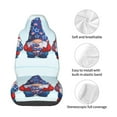 thumbnail image 4 of Yiaed Cute Gnomes in USA1 Print Car Seat Covers,Universal Auto Seats Protector Fits for Car,SUV Sedan,Truck,Automotive Seat Covers & Accessories, 4 of 5