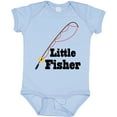 thumbnail image 3 of Inktastic Little Fisher Fishing Boys or Girls Baby Bodysuit, 3 of 5