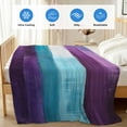 thumbnail image 4 of Purple Turquoise Cooling Blanket,Lightweight Summer Throw Blanket with Double Sided Cold Effect,Modern Abstract Oil Painting Art Geometric Picnic Blankets Bed Sheet for Hot Sleepers 30"x40", 4 of 8