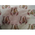 thumbnail image 4 of oneOone Cotton Silk Fabric Leaves|Floral & Peacock Block Print Sewing Fabric BTY 42 Inch Wide, 4 of 4