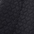 thumbnail image 3 of HAiming Women's Quilted Lightweight Jacket Solid Color Button down Long Sleeve Winter Padded Coat Casual Loose Outwear, 3 of 4