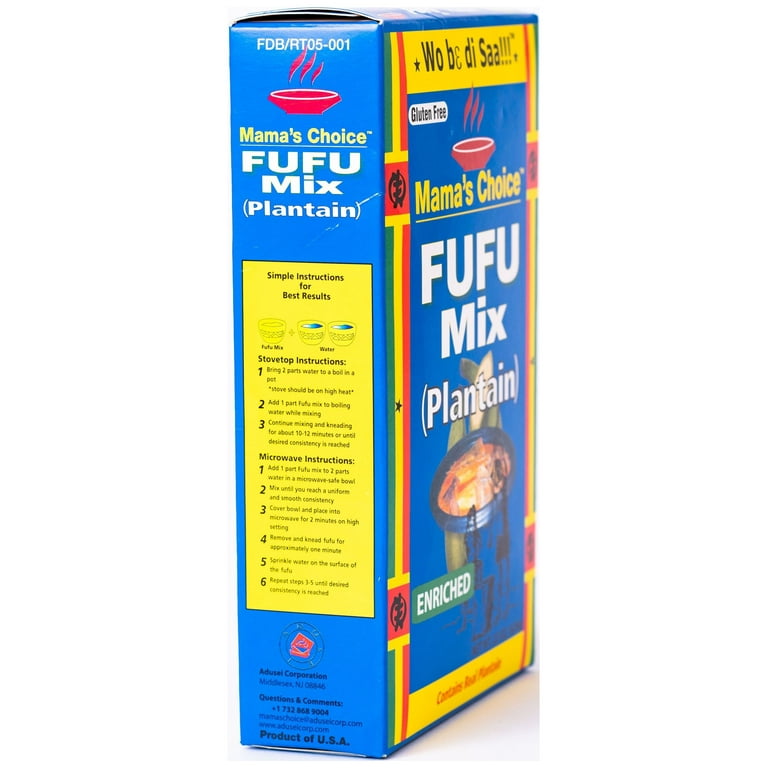 7 Brothers African Market, Mama's Choice Plantain Fufu Flour, 624g