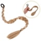 thumbnail image 2 of Extensiones de cola de caballo trenzada con gomas para el pelo, postizos sintéticos suaves, accesorio de peinado para mujeres y niñas., 2 of 7