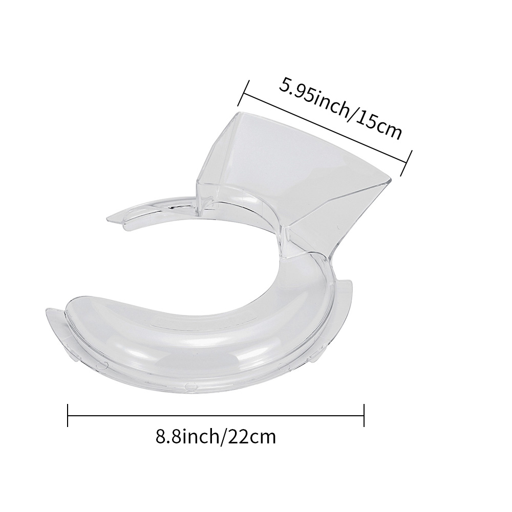 Dido Replacement Pouring Shield Splash Guard For Kitchenaid 4.5/5Qt Stand Mixers Ksm500Ps Ksm450 - image 5 of 8