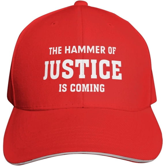 Vintage Justice is Coming Baseball Caps Men Women Breathable Athletic Hat