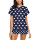 thumbnail image 1 of Conjunto de pijama corto para mujer con estampado de Scottish Terriers LKS3019, 1 of 4