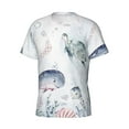 thumbnail image 3 of Rocae Sea Animals for Men's Moisture-Wicking Crew Tee - T-Shirt for Sports, Outdoor Activities, and Casual WearXX-Large, 3 of 9