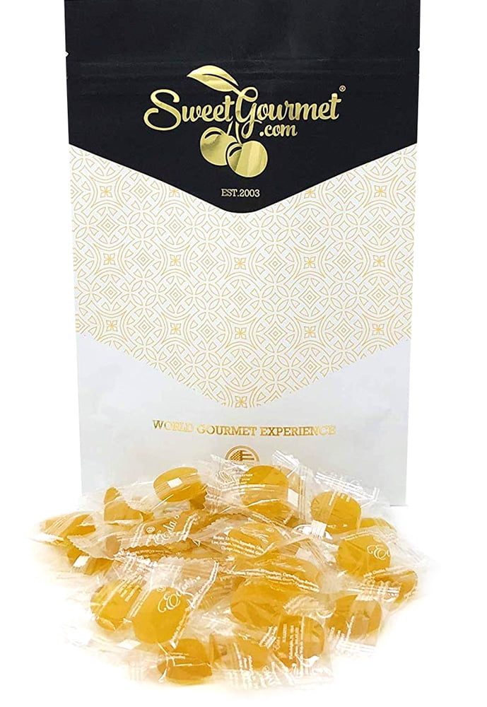 SweetGourmet Eda's Sour Lemon Flavored Hard Candy Sugar Free Bulk
