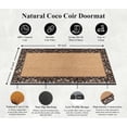 thumbnail image 4 of A1HC Natural Coir and Rubber Door Mat, 30"x60" Thick Durable, Heavy Duty, Fade-Resistant, Long-Lasting Outdoor Entrance Doormat, Paisley Border Bronze, 4 of 6